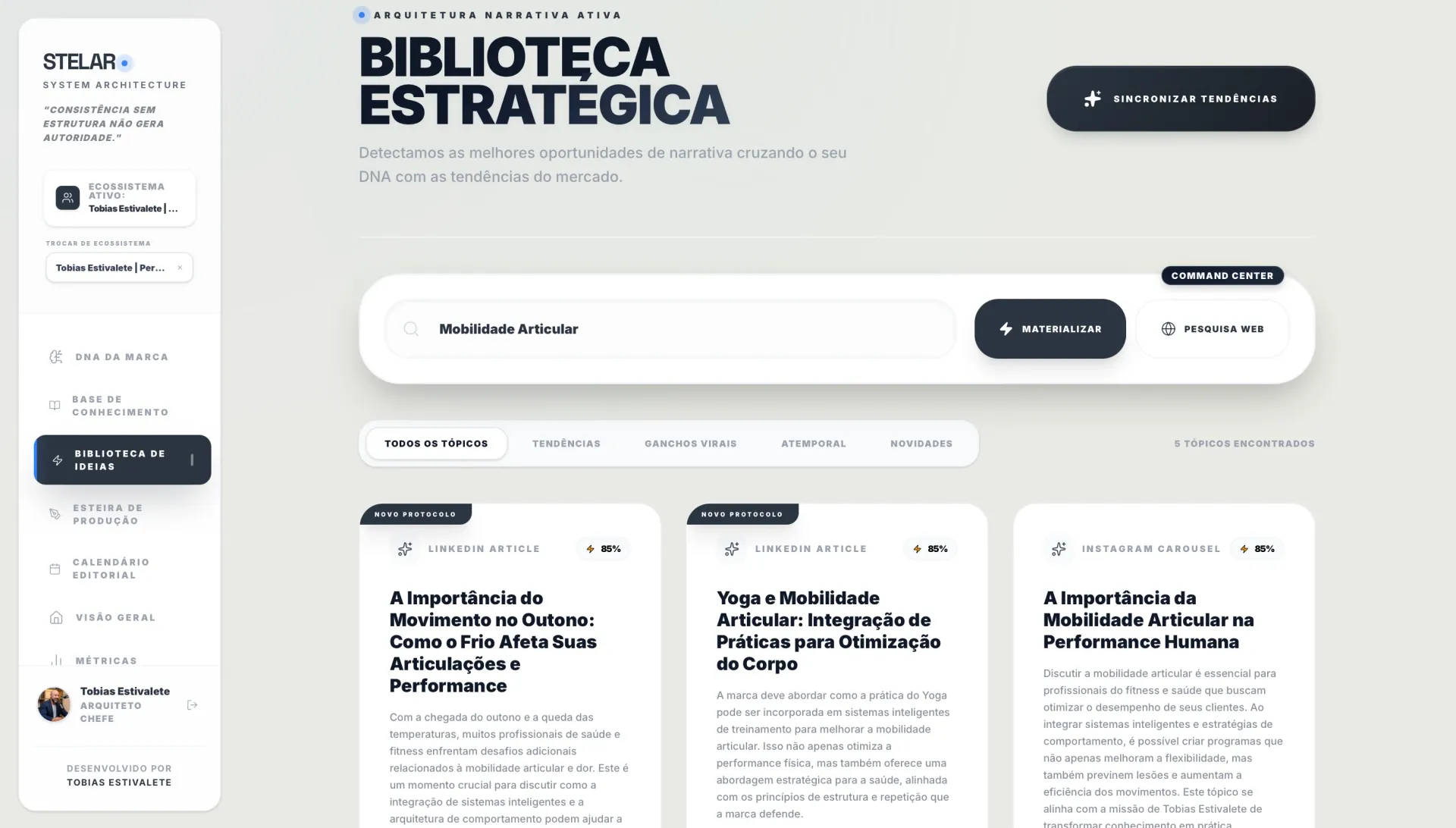 Biblioteca de pautas